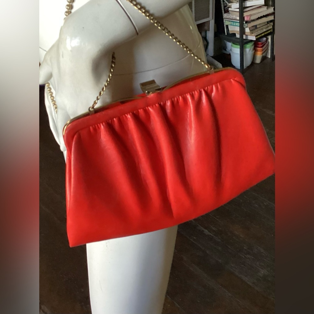 Vintage Ande red  handbag